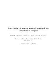 Introdução elementar às técnicas do cálculo diferencial e integral