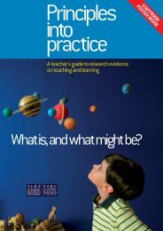 Principles into practice: A teacher's guide to research evidence on ...