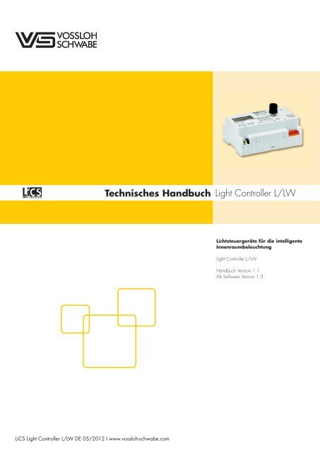 LiCS Handbuch Light Controller L/LW - Vossloh Schwabe