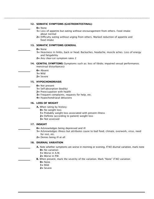 Center for Epidemiologic Studies Depression Scale ... - myCME.com