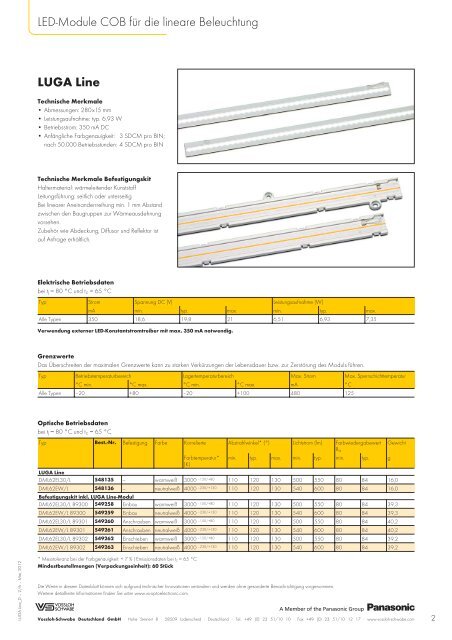 Datenblatt - Vossloh Schwabe