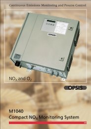 M1040 Compact NOX Monitoring System NOX and O2