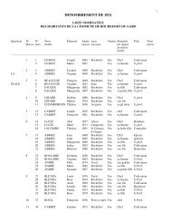 Liste nominative par maisons et quartiers, 682 ... - Nemausensis