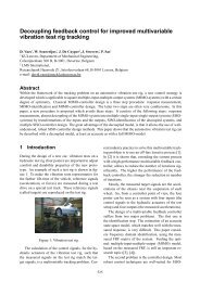 Decoupling feedback control for improved multivariable vibration ...