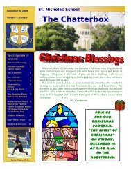 The Chatterbox - St. Nicholas School