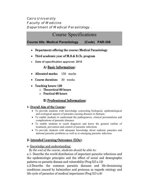 Medical Parasitology