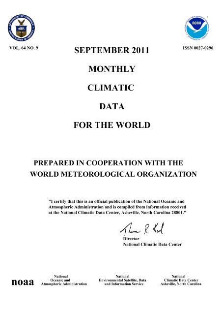 surface september 2011 station - National Climatic Data Center ...