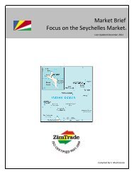 Focus on the Market Brief Focus on the Seychelles ... - ZimTrade