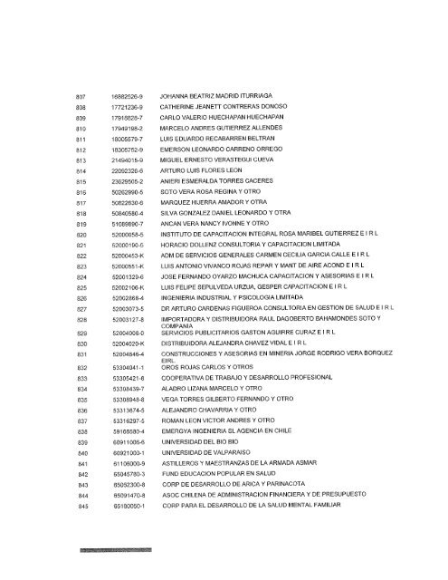ResoluciÃ³n Proveedores Inscritos Mayo 2011 - Chileproveedores