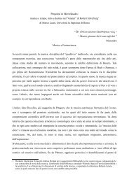 Pergolesi in Mirrorshades: musica e tempo, mito e destino nel ...