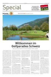Willkommen im Golfparadies Schweiz - Swiss Golf