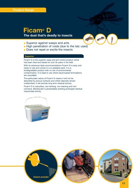 See full brochure (pdf) for FicamÂ® D - Bayer Pestcontrol Expert