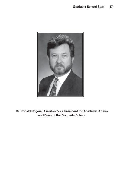 2003-2005 - Graduate School - The University of Alabama