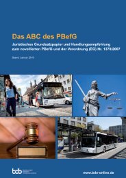 Das ABC des PBefG - WBO