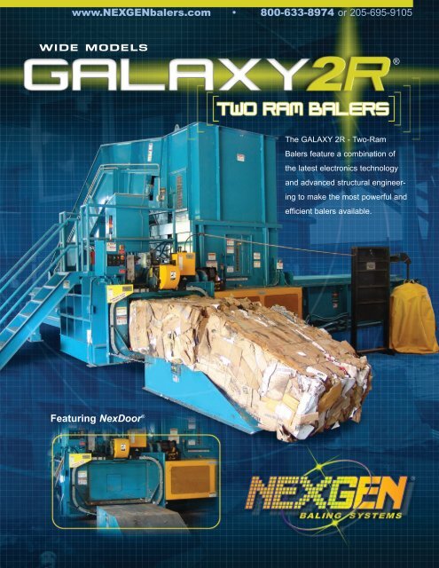 Galaxy2R Two Ram Balers (wide models)