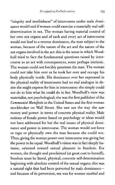 Intercourse, by: Andrea Dworkin - Feminish