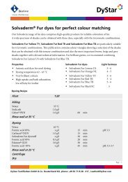 Solvaderm fur dyes for perfect colour matching - DyStar