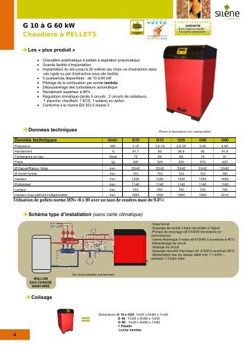 wood pellet-fuelled boiler energie systeme - Silene wood