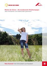 Roto Sunroof: Vom Schutzdach zum Nutzdach Woche ... - Roto Dach
