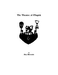 The Theatre of Magick - Phil Hine