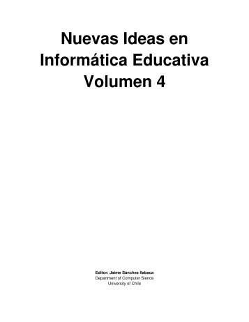 Nuevas Ideas en InformÃ¡tica Educativa Volumen 4