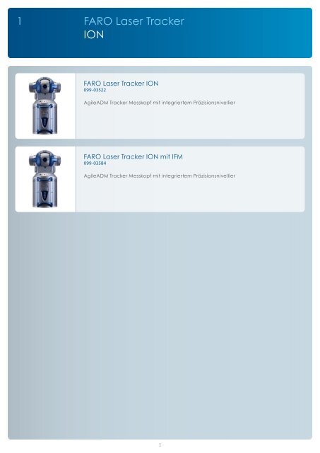 Produktkatalog 2012 - Faro