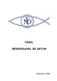 O Casal ResponsÃ¡vel de Sector - Equipes Notre-Dame