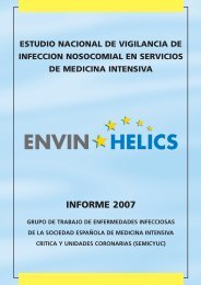 Informe ENVIN-UCI 2007 - Aplicació no disponible - Hospital de Vall ...