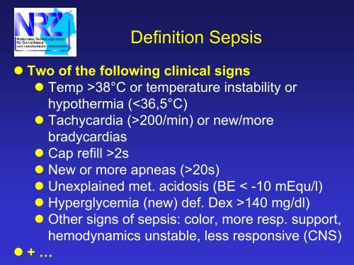 Hospital Aquired Infection - Neonatal European Information System