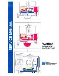 Walbro Service Manual - Wind Drifter