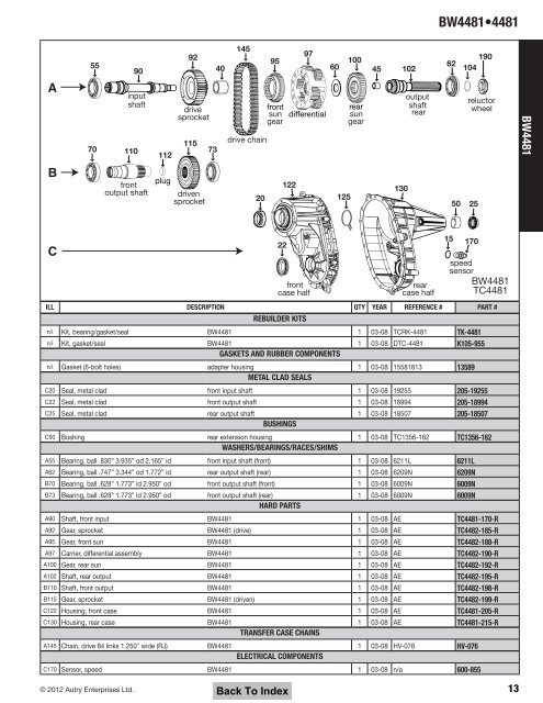 GM Transfer Case CD.pdf - A & Reds