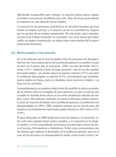 Discapacidades e inclusión social - Cortes de Aragón