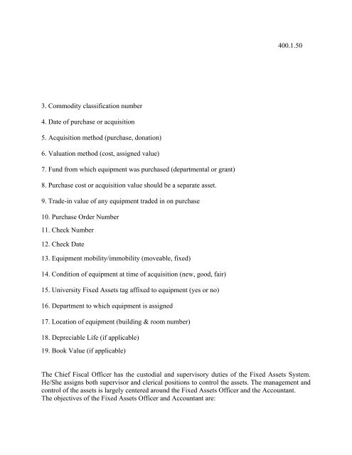 Policies & Procedures Manual - Elizabeth City State University