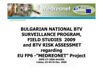 BULGARIAN NATIONAL BTV SURVEILLANCE ... - Medreonet
