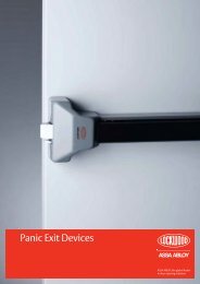 Panic Exit Devices Catalogue - ASSA ABLOY