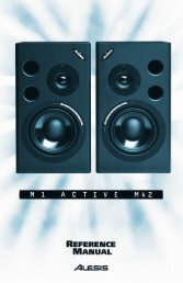 Alesis M1 Active Manual