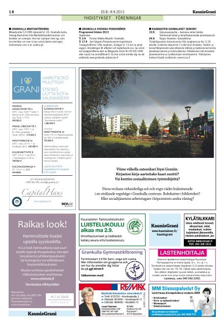 KaunisGrani No Nr 9/20.8.â9.9.2013 - Kauniainen