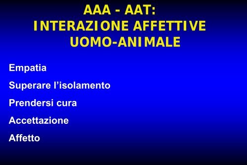 Le terapie assistite con animali - Alessandro Lenzi