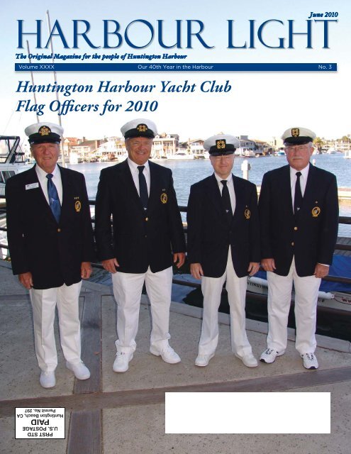 Huntington Harbour Yacht Club Flag Officers for 2010