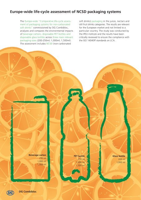 Europe-wide life-cycle assessment of NCSD packaging systems