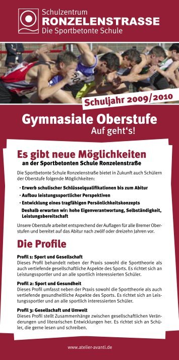 Flyer Oberstufe