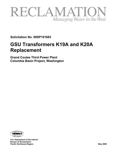 GSU Transformers K19A and K20A Replacement - IDEAS-EC