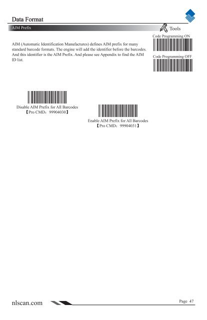 NLS-HR100 Series Hand-held 1D Barcode Scanner User ... - Sensis