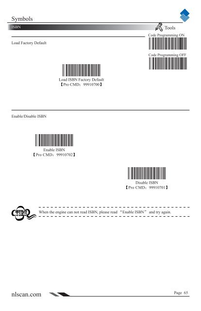 NLS-HR100 Series Hand-held 1D Barcode Scanner User ... - Sensis