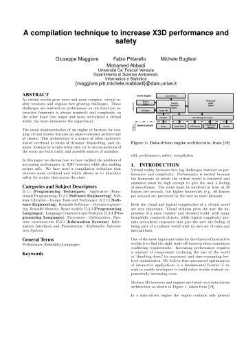 A compilation technique to increase X3D performance and safety