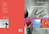 Brustkrebs und UmwelteinflÃƒÂ¼sse - Breast Cancer Action Germany