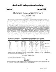 Basics of Radiogenic Isotope Geochemistry