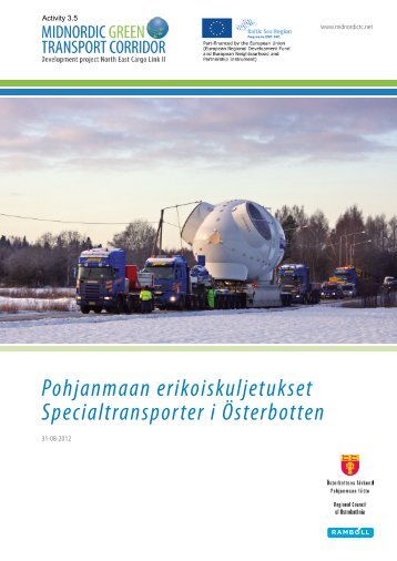 Pohjanmaan erikoiskuljetukset Specialtransporter i ... - NECL II