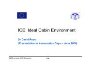ICE: Ideal Cabin Environment - Aeronautics Days 2006
