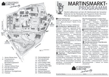 MARTINSMARKT- PROGRAMM - Vorwerker Diakonie